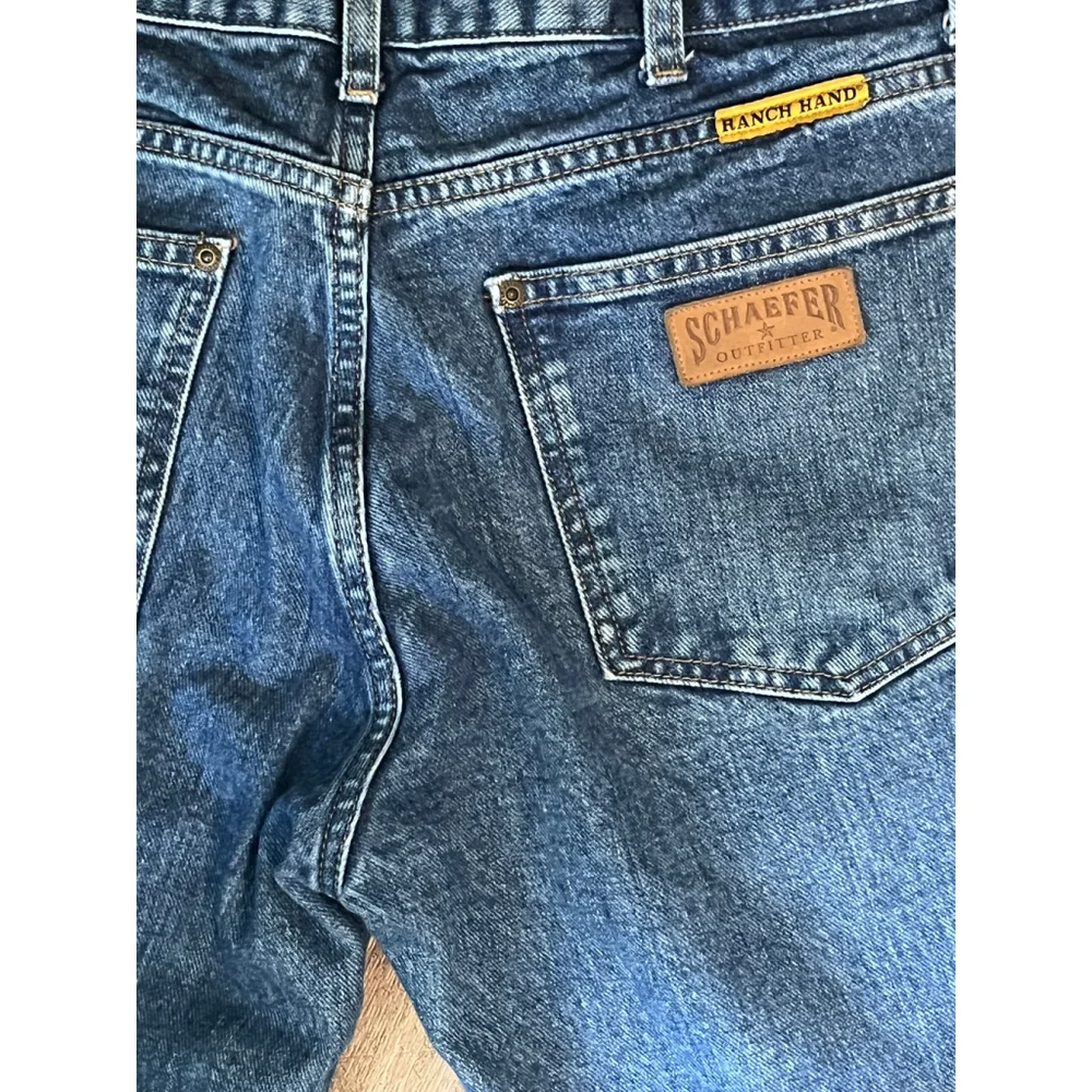 Men's Schaefer Outfitter Blue Straight Jeans Waist 32
